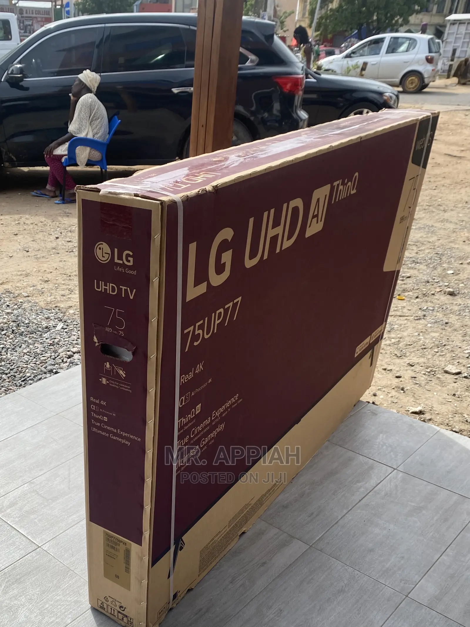 Quality Yet Affordable LG 75” 75UP7760 Uhd LED Tv,Black