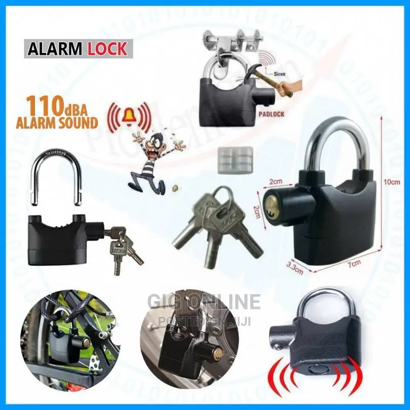 New Alarm Padlock