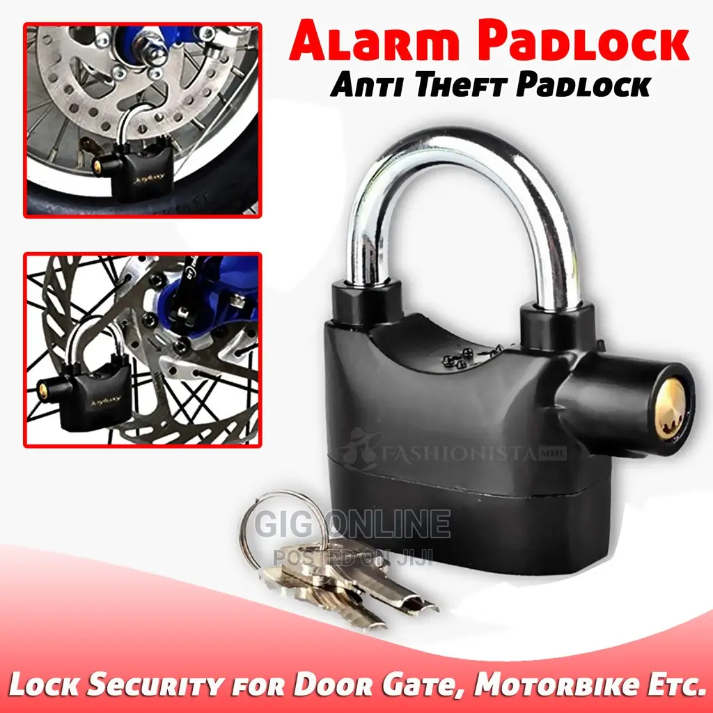 New Alarm Padlock