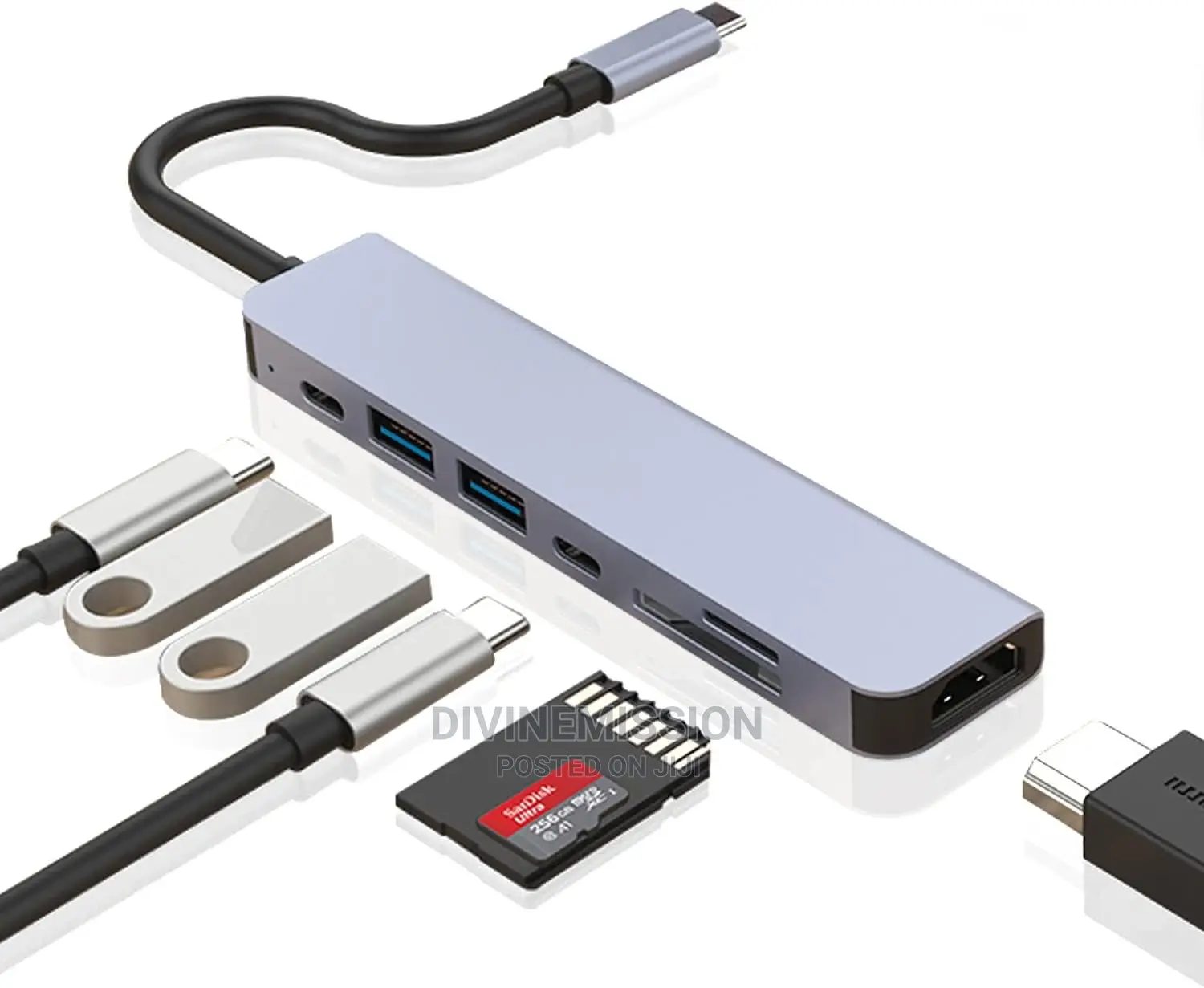 7 Ports Type-C Hub