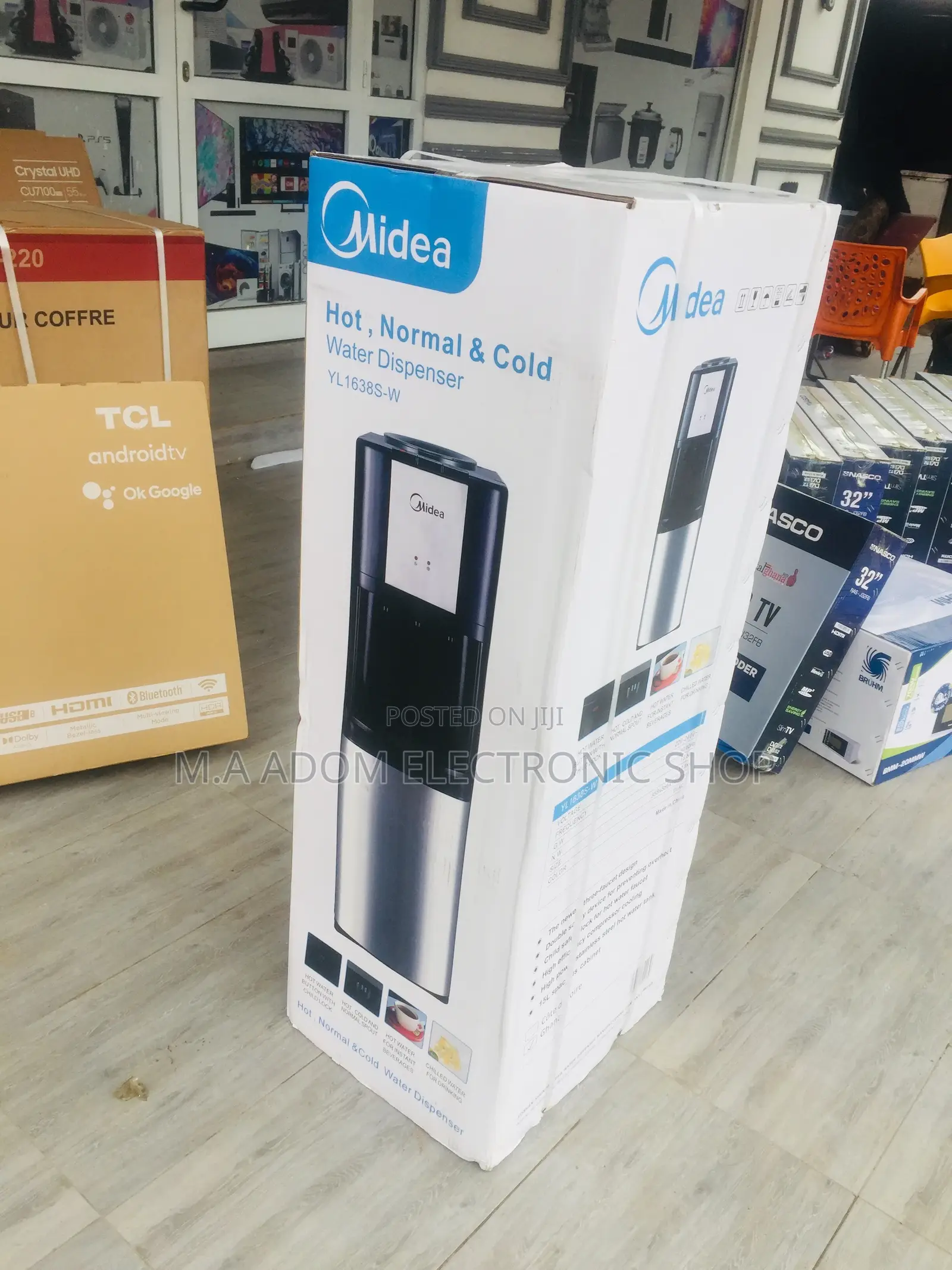 Authentic Midea 3 Tap Water Dispenser (YL1638S-W)