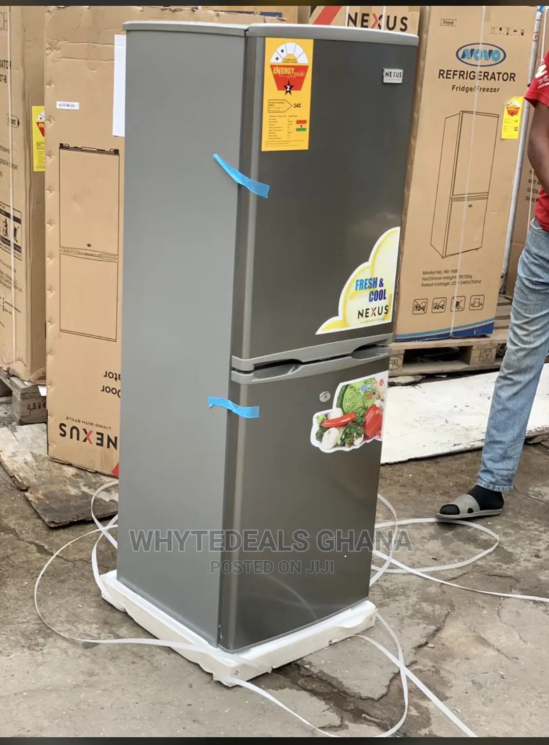 Nexus 142L Refrigerator| Frost Free| ENERGY SAVING|Lock+ Key