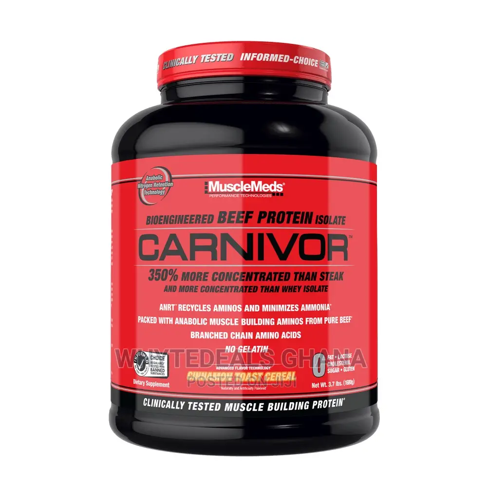 Carnivor Beef Protein Isolate 0sugar, 0cholesterol, 0lactose