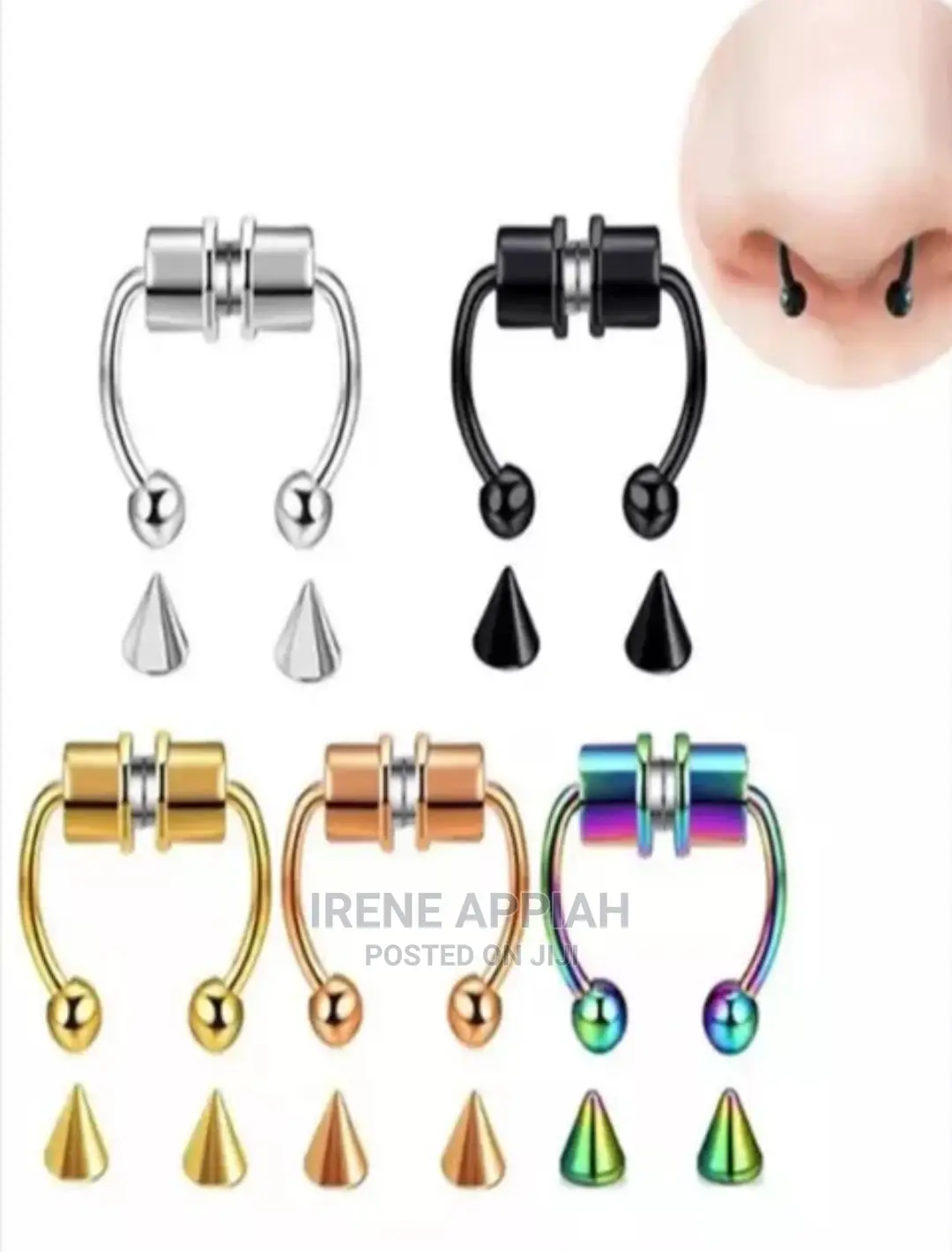 Magnetic Nose Septum Ring