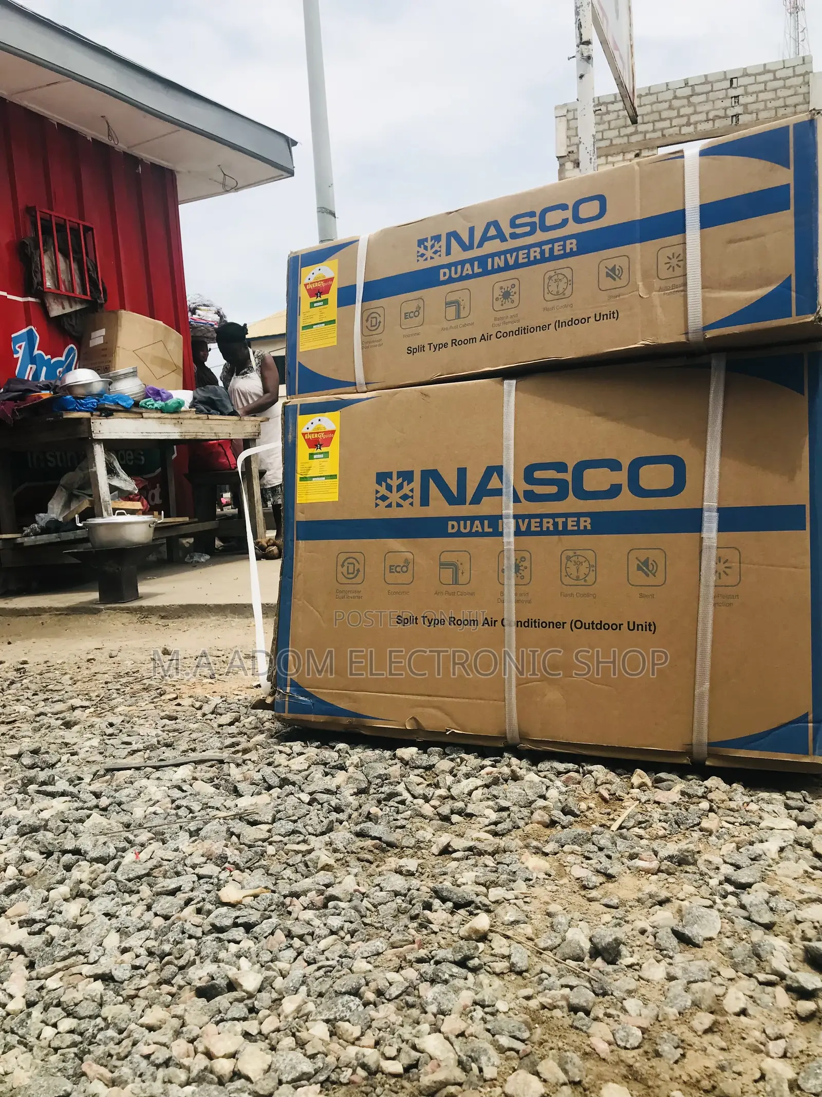 Locate New Nasco 1.5HP Split Air Conditioner R410 Gas