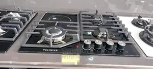 1 Electric + 3 Gas 4 Burners Cooker Hob 60 X 60 Cm Glass