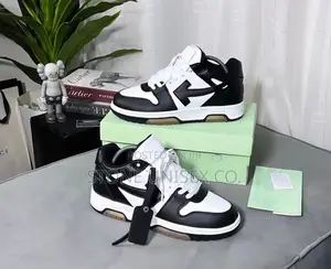 Photo - Off-White C/O Virgil Abloh Out of Office Leather Sneakers
