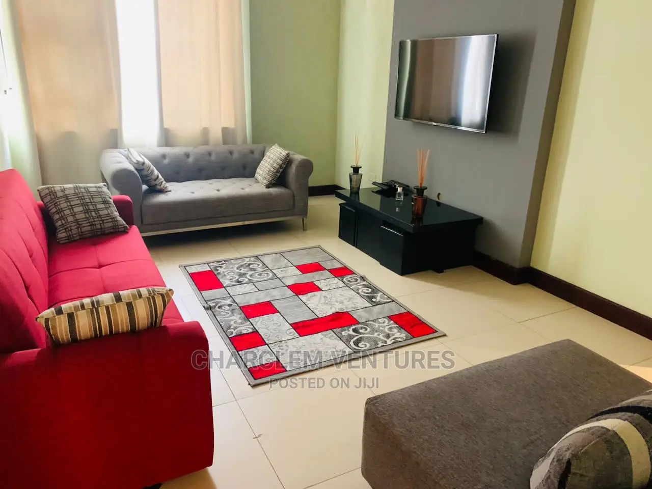 Furnished 3bdrm House in Charclem Ventures, East Legon for rent