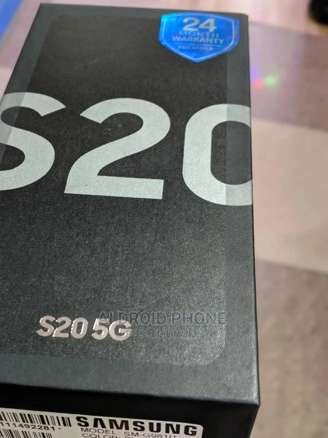 New Samsung Galaxy S20 128 GB Purple