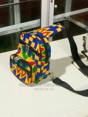 African Print Body Bag.