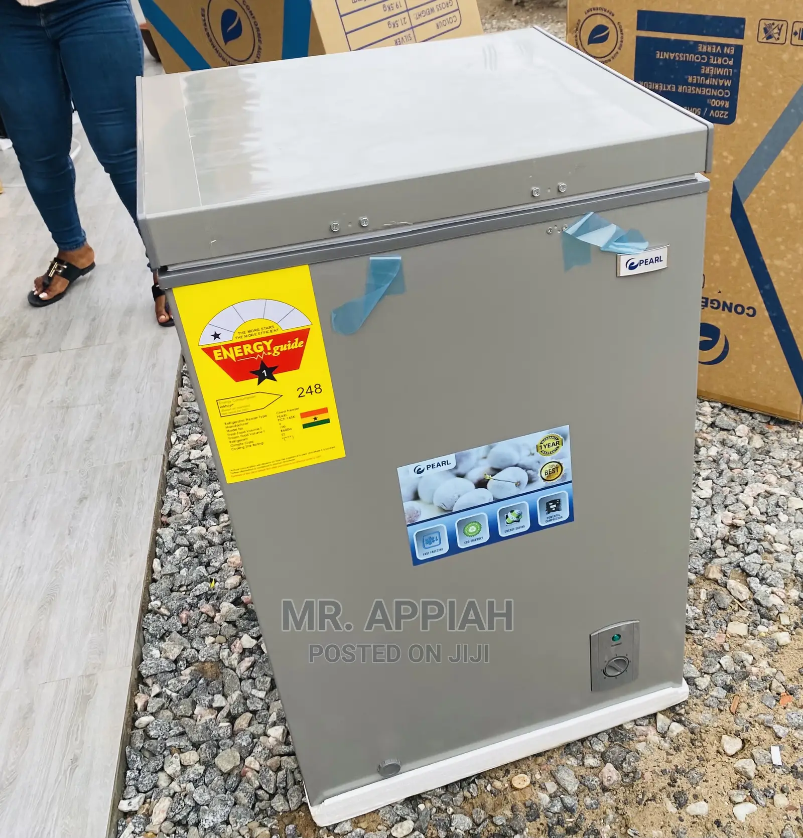 Latest Affordable and Durable Pearl PCF-127(100L)Freezer