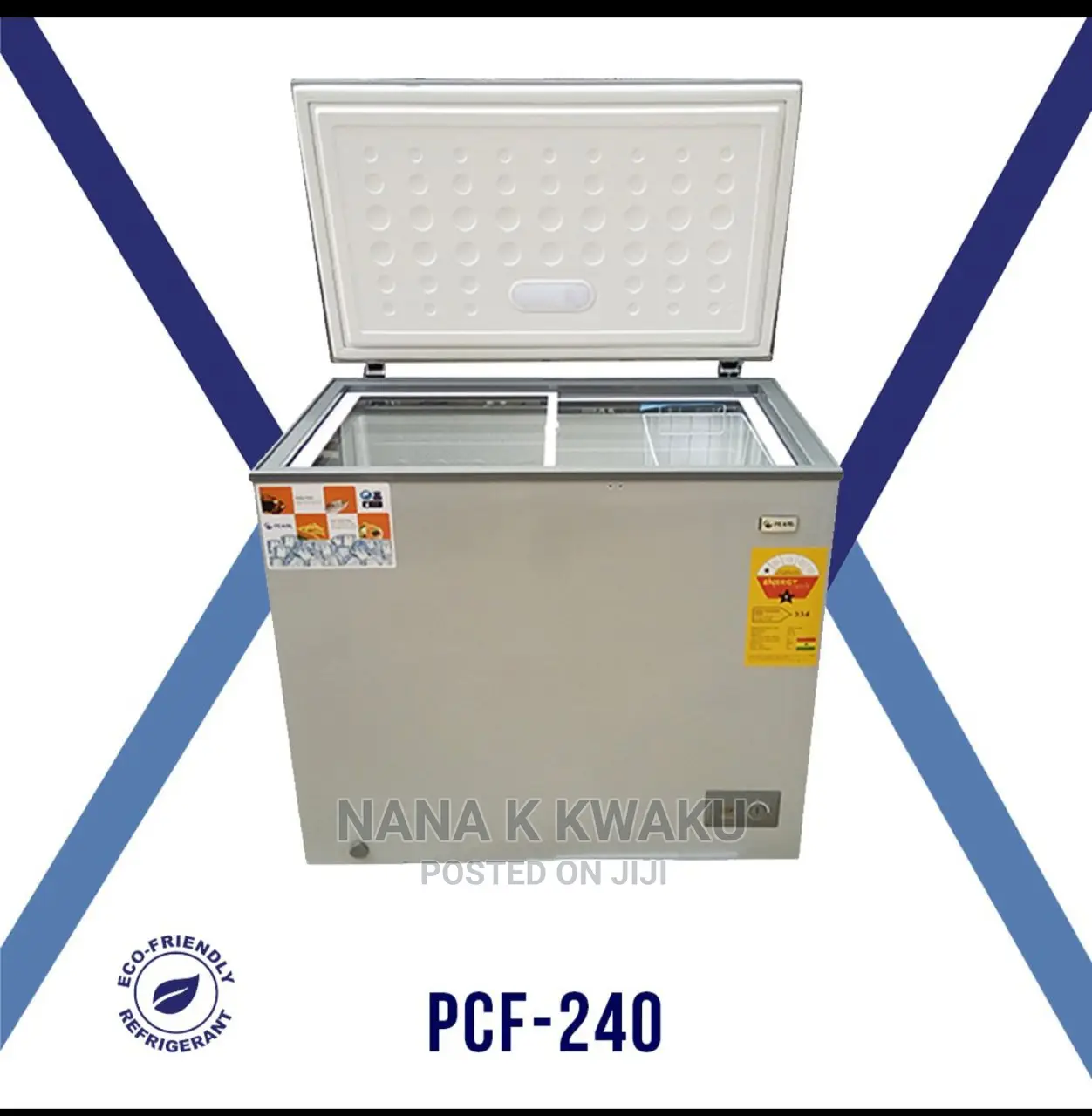 New_best/Pearl 200litres Chest_freezer Silver