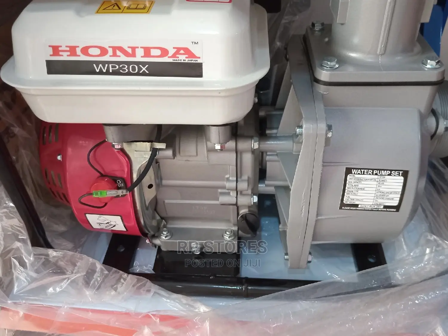 Honda Water Pump 6.5hp 3inches