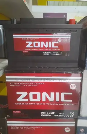15 Plates Zonic Battery - 72ah - Free Delivery