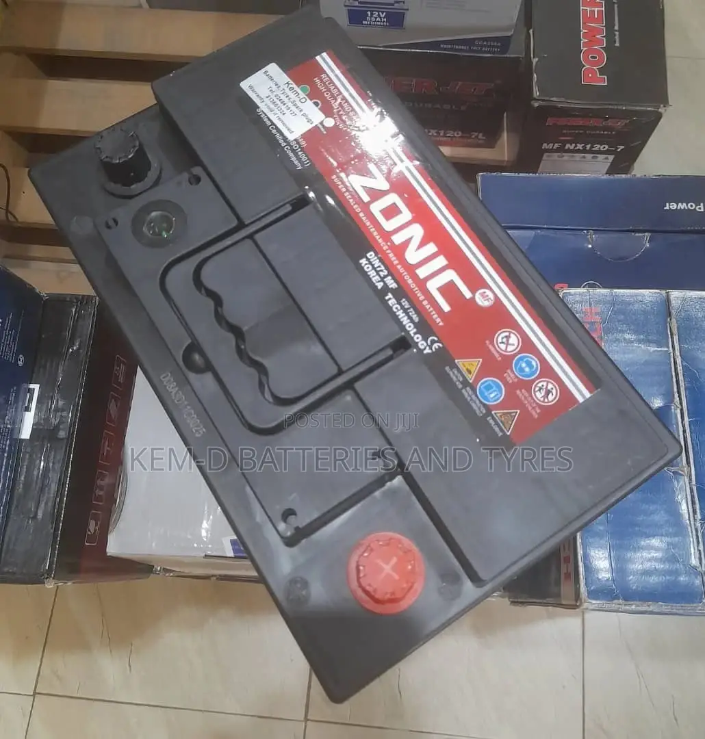 15 Plates Zonic Battery - 72ah - Free Delivery