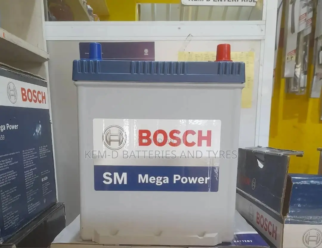 11 Plates Bosch Battery for Kia Morning - Free Delivery