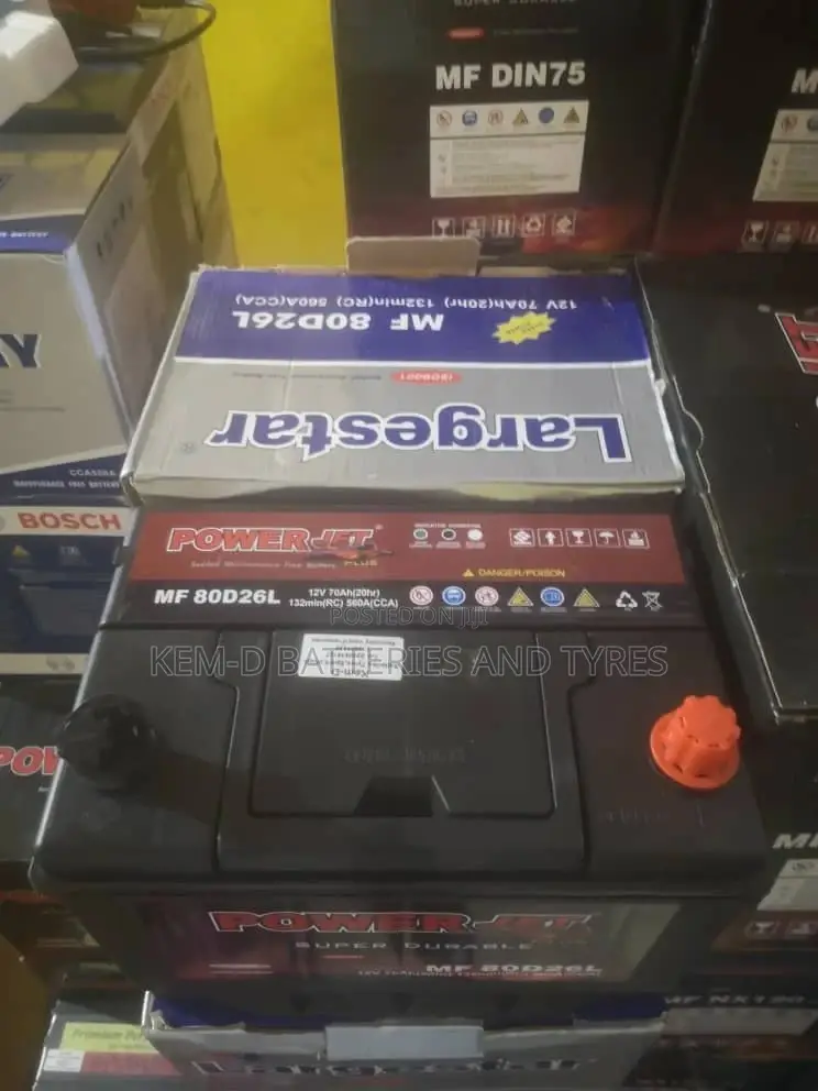 Power Jet Batteries for Camry 80D26L