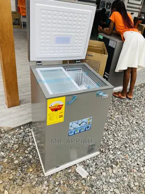 Durable Pearl PCF-127 (100 Liters)Chest Freezer(Gray) 