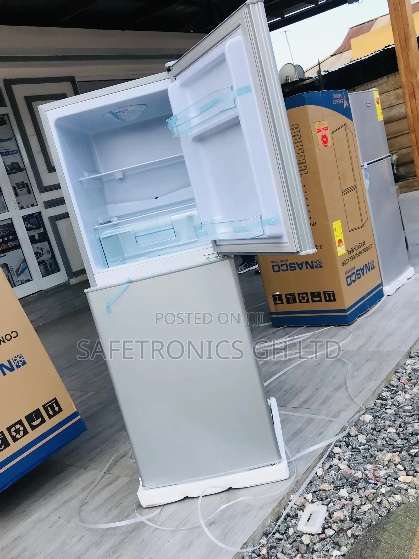 Nascod2-20fl Bottomfreezer Fridge Doubledoor