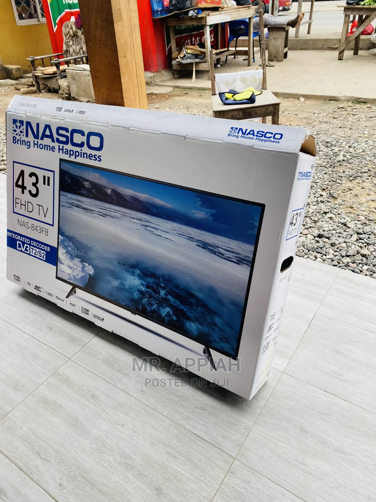 Reliable Nasco 43 Inch Digital Satelite LED Tv(Basic Black)