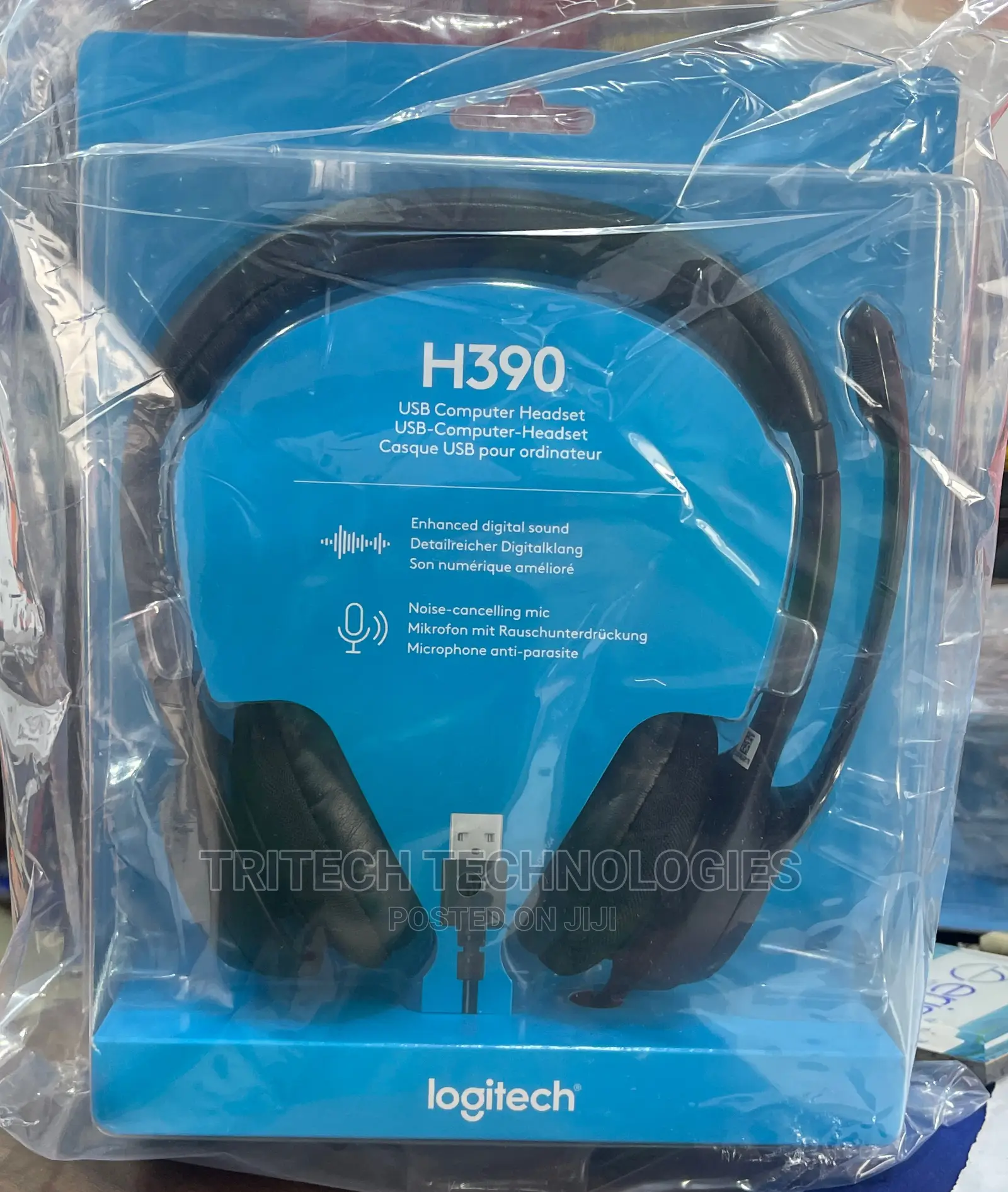 Logitech H390 Usb Headset With Noise-Cancelling Mic