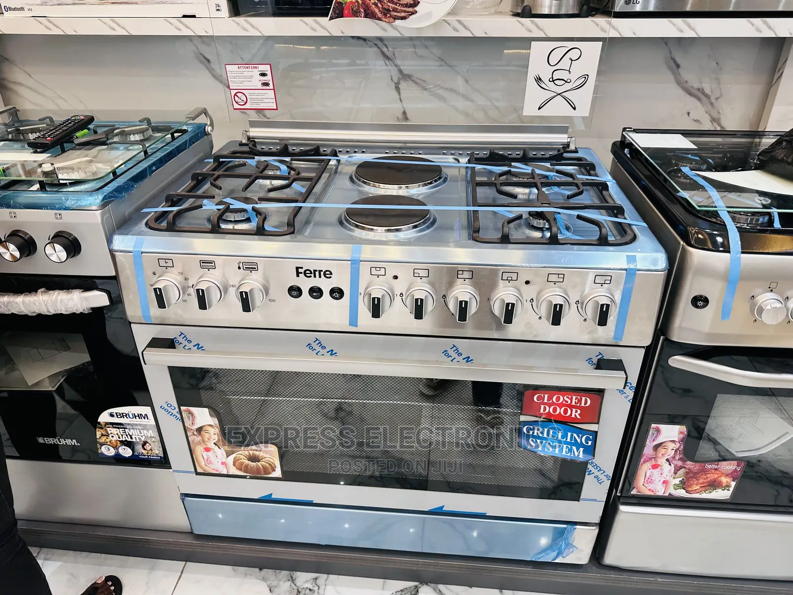 Best Buy for Less Ferre 2+4 Cooker Oven Stove Rotisserie