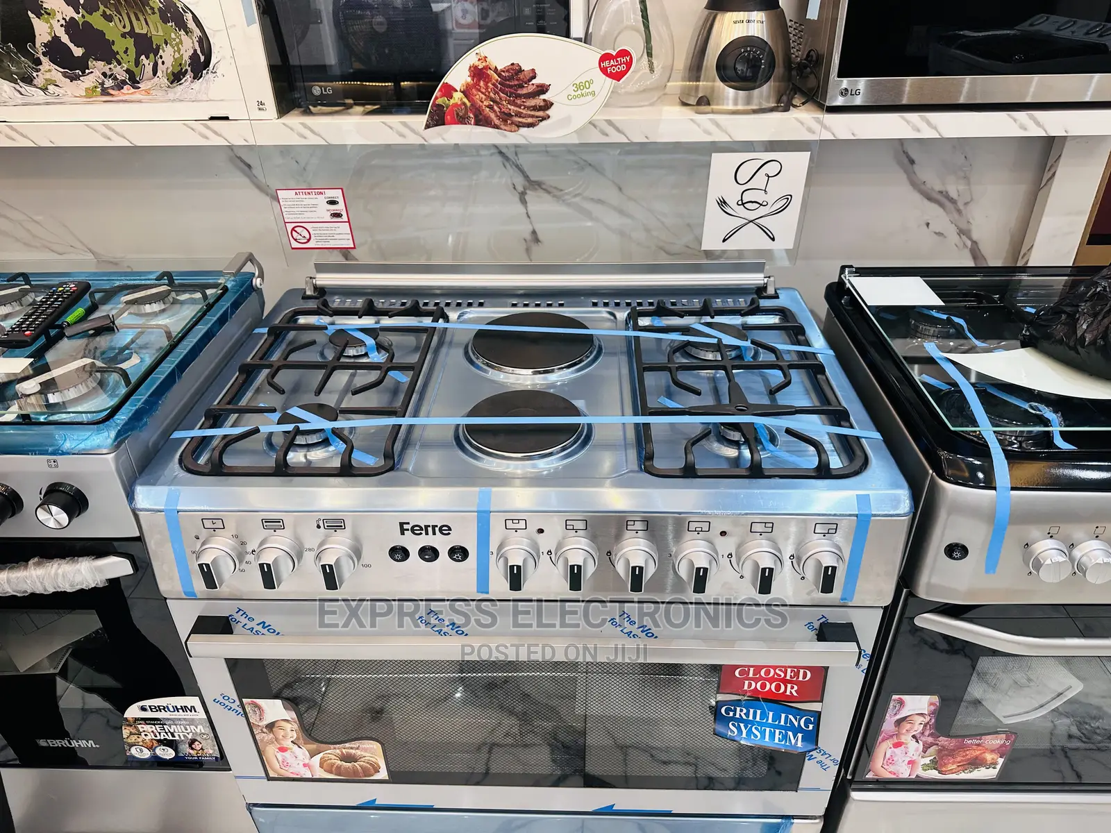 Best Buy for Less Ferre 2+4 Cooker Oven Stove Rotisserie