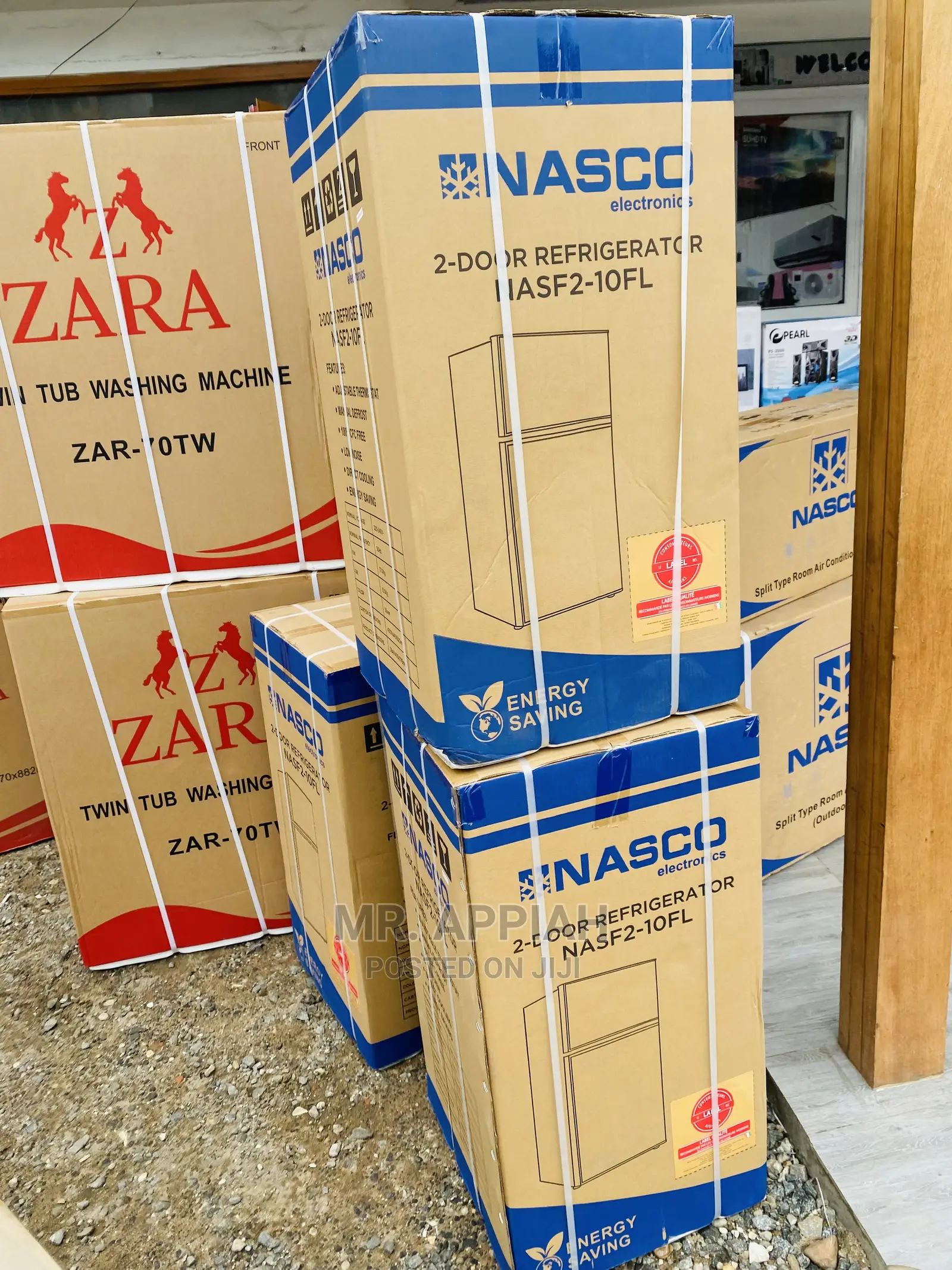 Sealed in Box  Nasco (Nasf2-10fl)Fridge,.