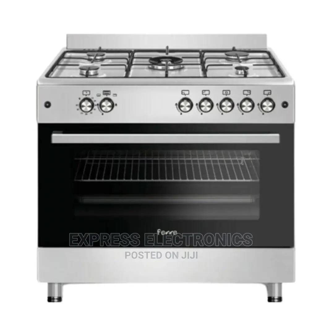 Best Buy for Less Inox Gray 5burner Gas Cooker Oven