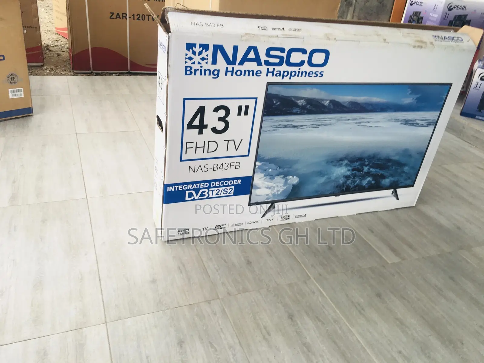 Digital Satellite 43 Inches Glossy LED Nasco Tv