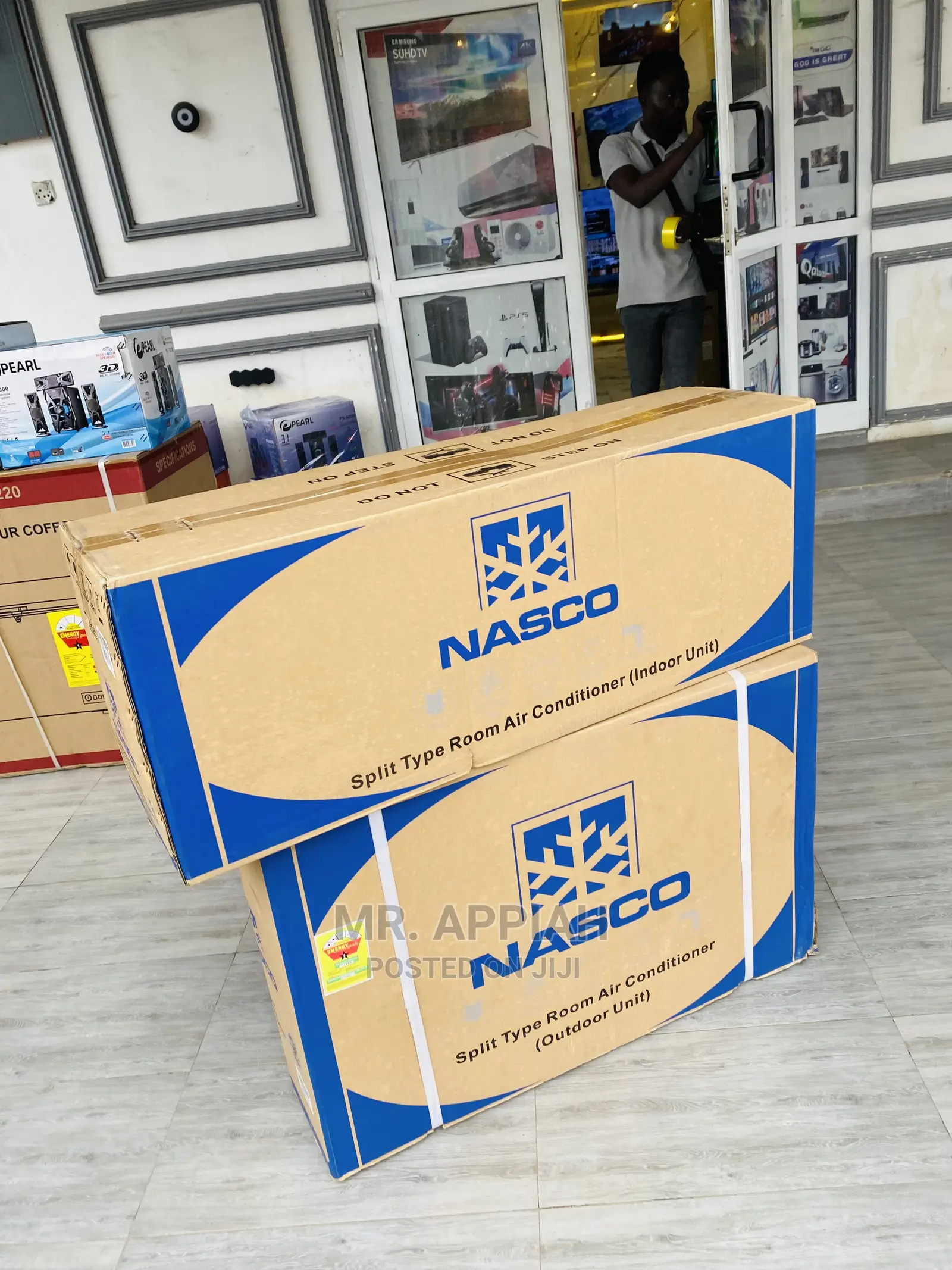 Fast Chilling Nasco(Mirror)2.0hp Air Conditioner,White
