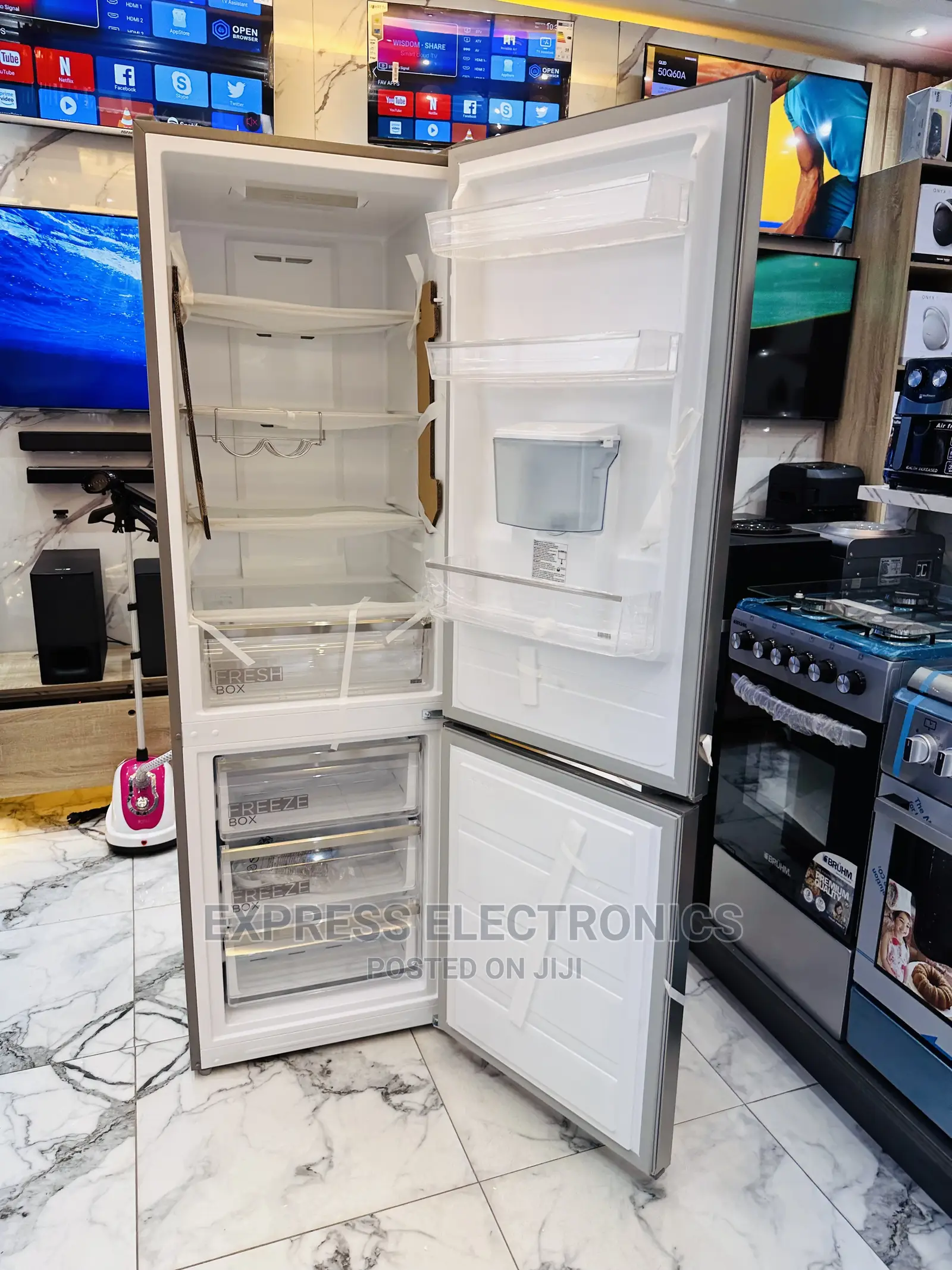 New Midea Fridge Double Fridge With Water Dispenser