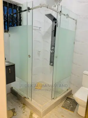 Double Sliding Shower Glass Door