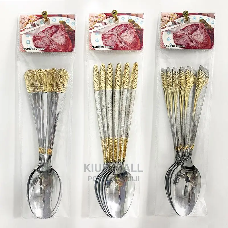 6 Pieces Set Spoon And Fork