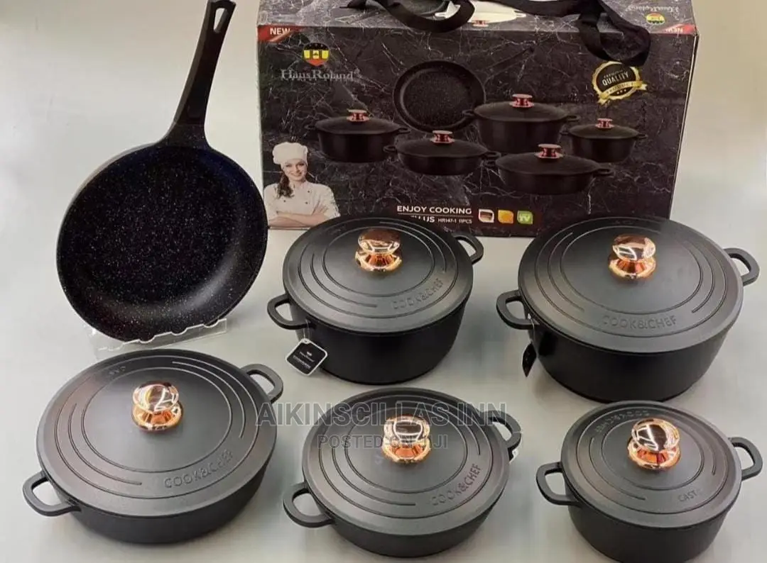 Cast Iron 11pcs Cookware