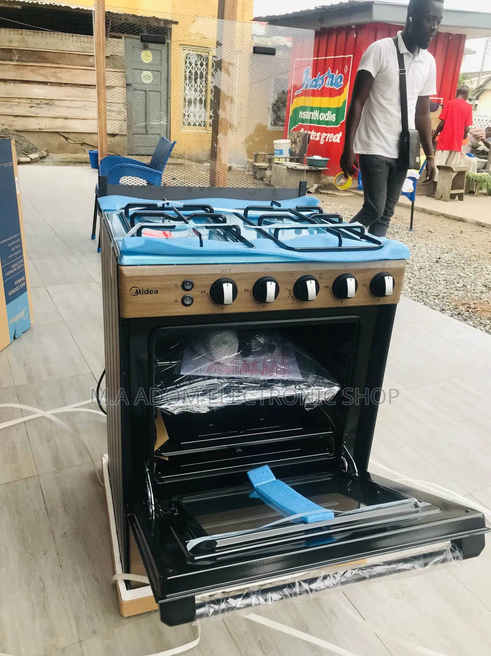 Better Midea 60 Cm Gas Cooker With Full Safety