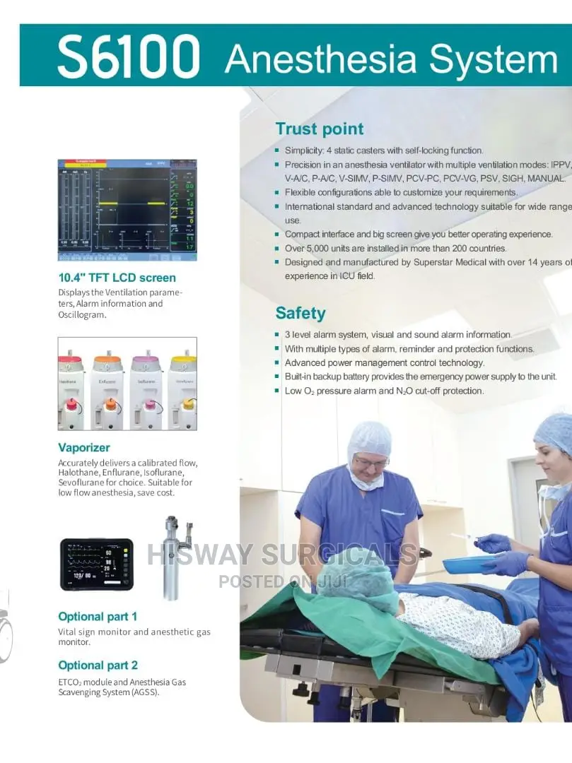 Anaesthesia Machine With Two Vaporizers