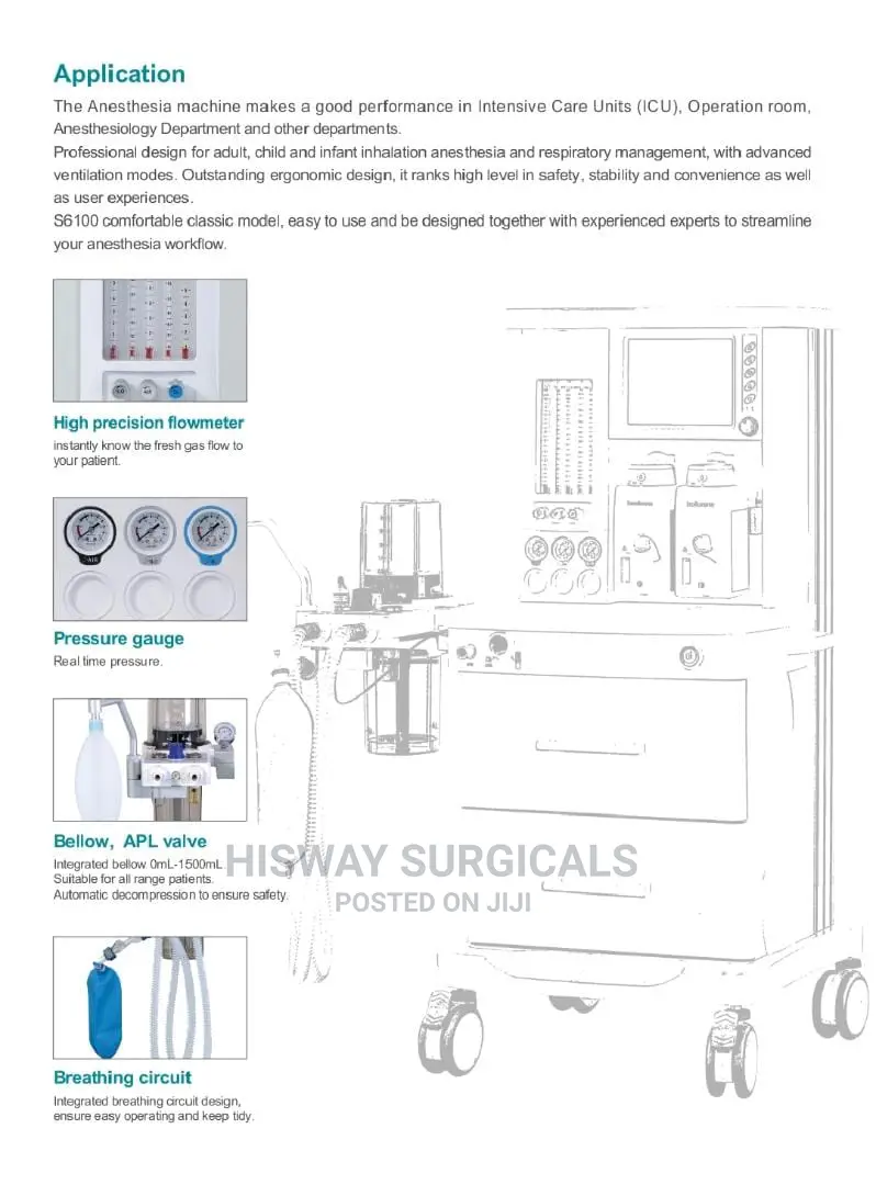 Anaesthesia Machine With Two Vaporizers