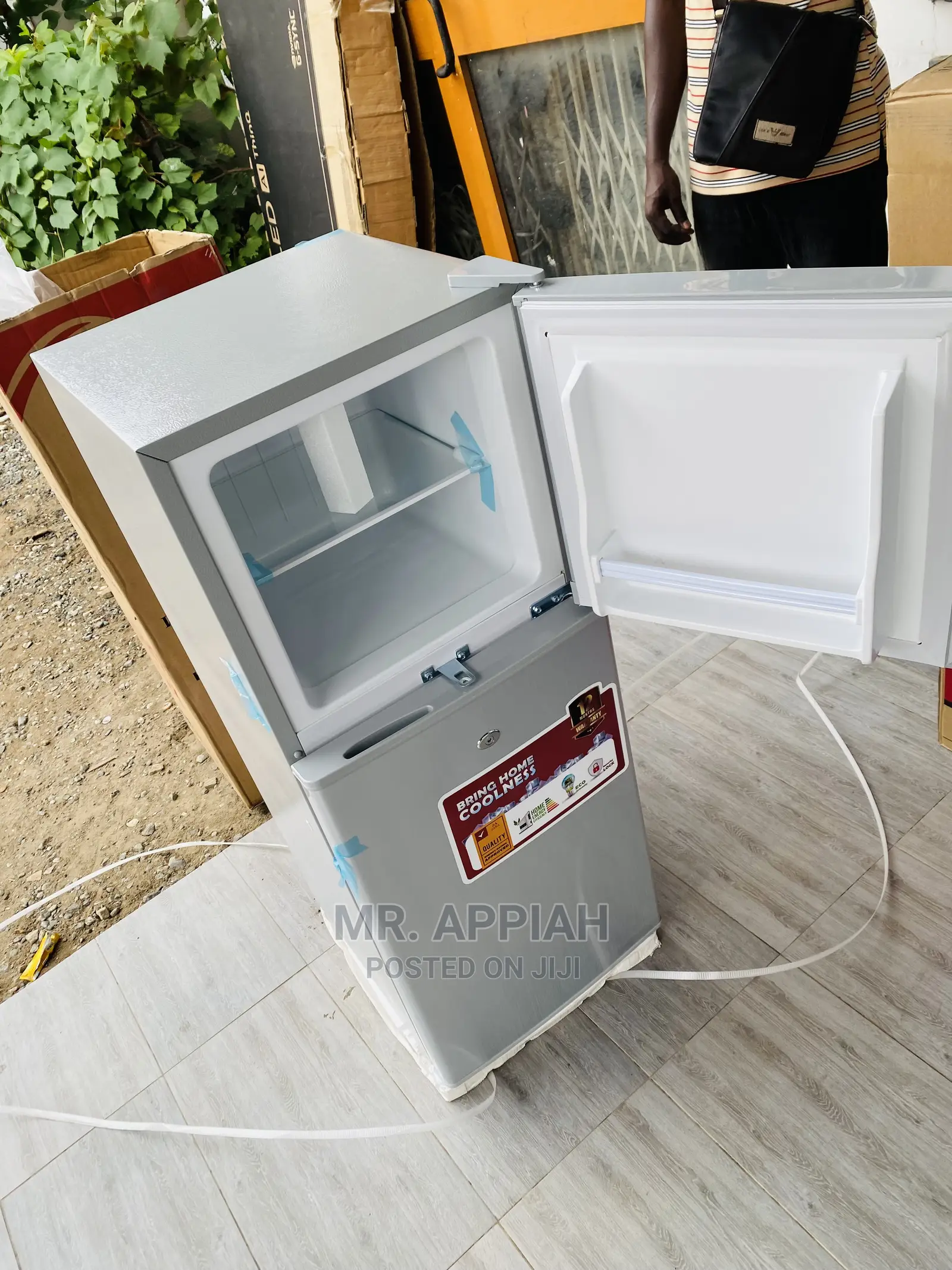 Fresh in Box  Zara Double Door Refrigerator(14TM)Silver.