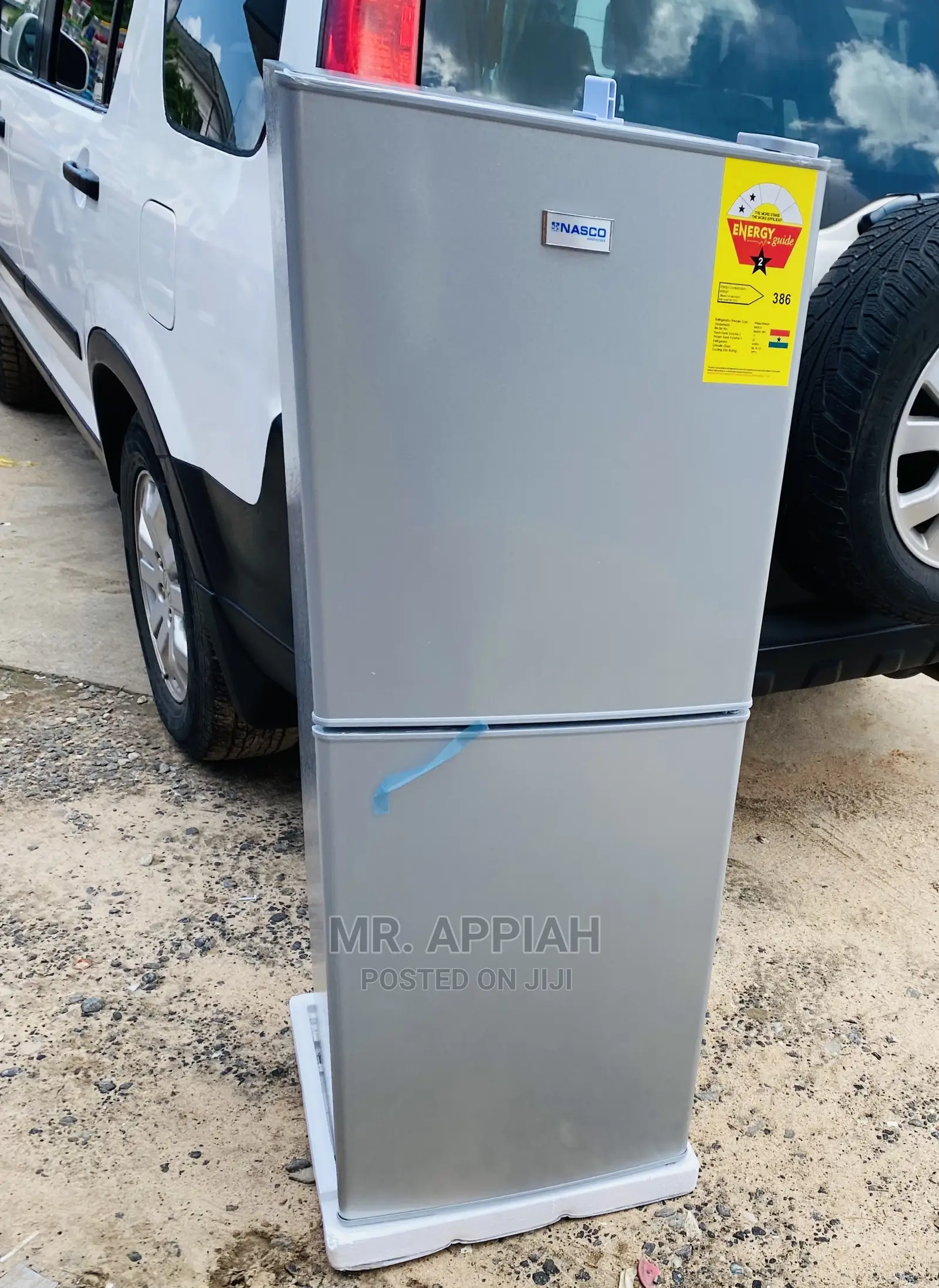 Elegant Sliver Nasco (Nasd2-18fl)2 Door Refrigerator 