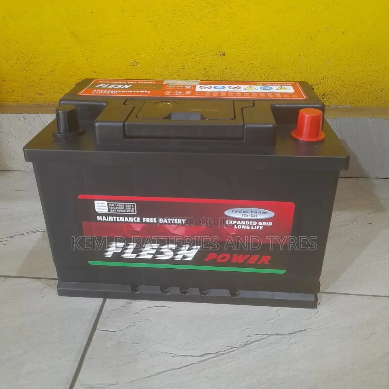 15 Plates Battery - New