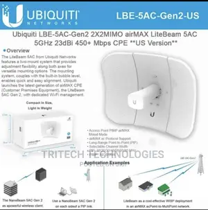 Ubiquiti Litebeam Ac Gen2 (Lbe-5ac-Gen2)