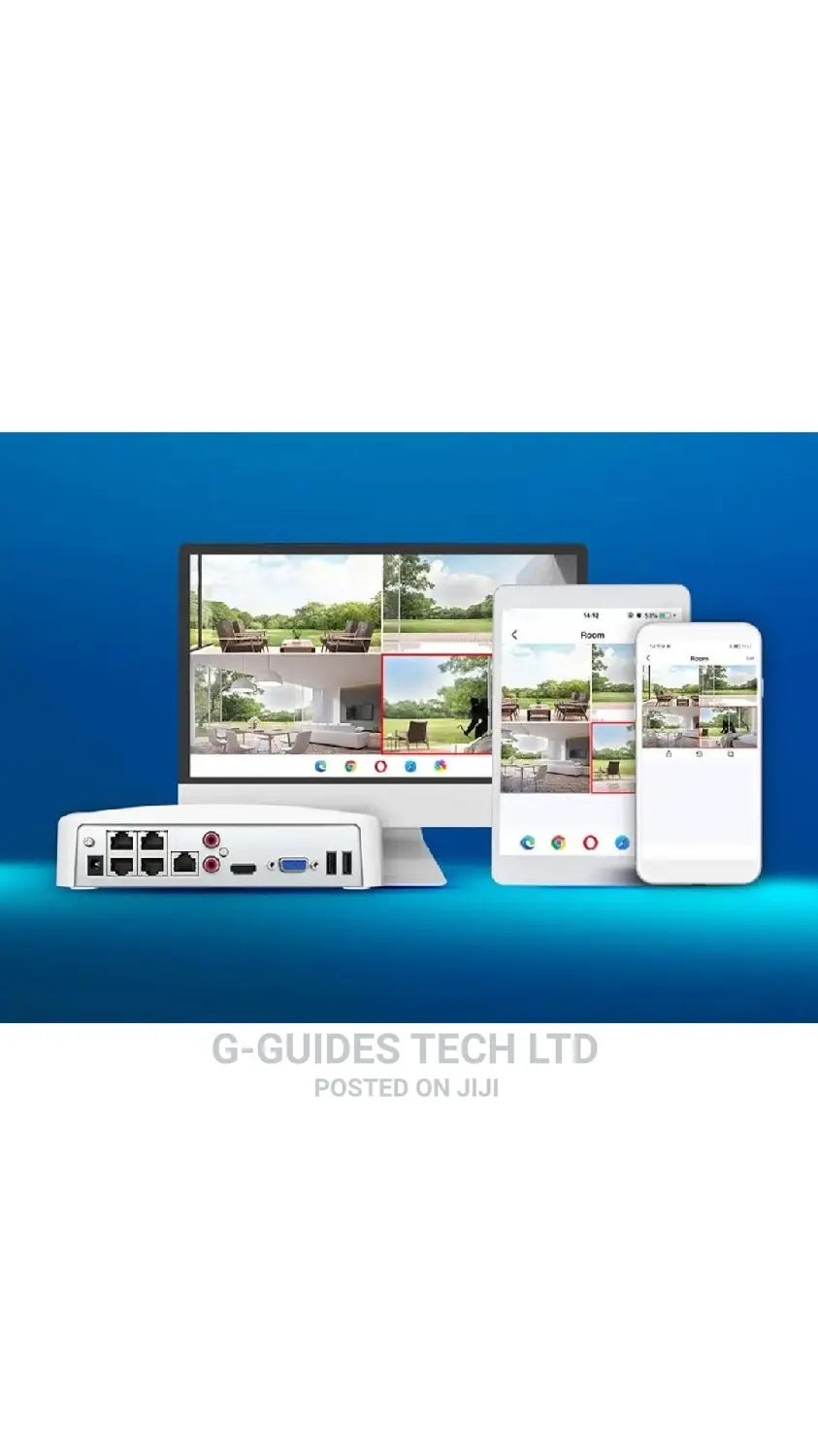 4 Channel Poe HD Video Security Kit (K4p-4cr)