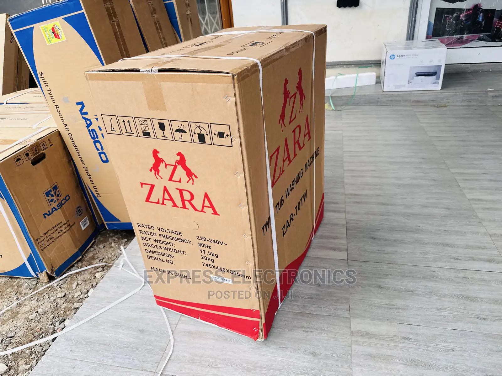 Topload Zara Authentic Sleek White 7kg Washing Machine