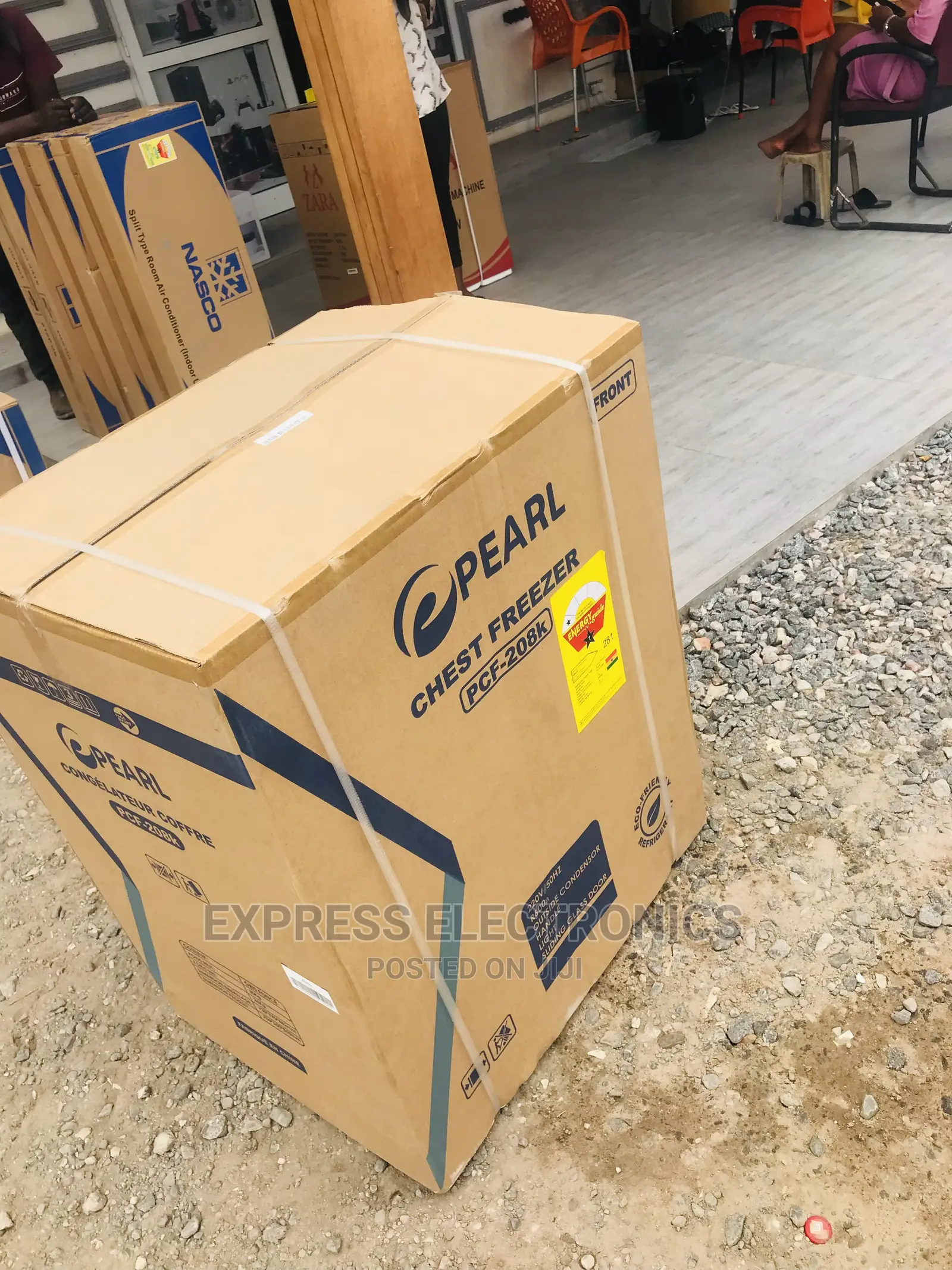145L Chest Freezer Pearl