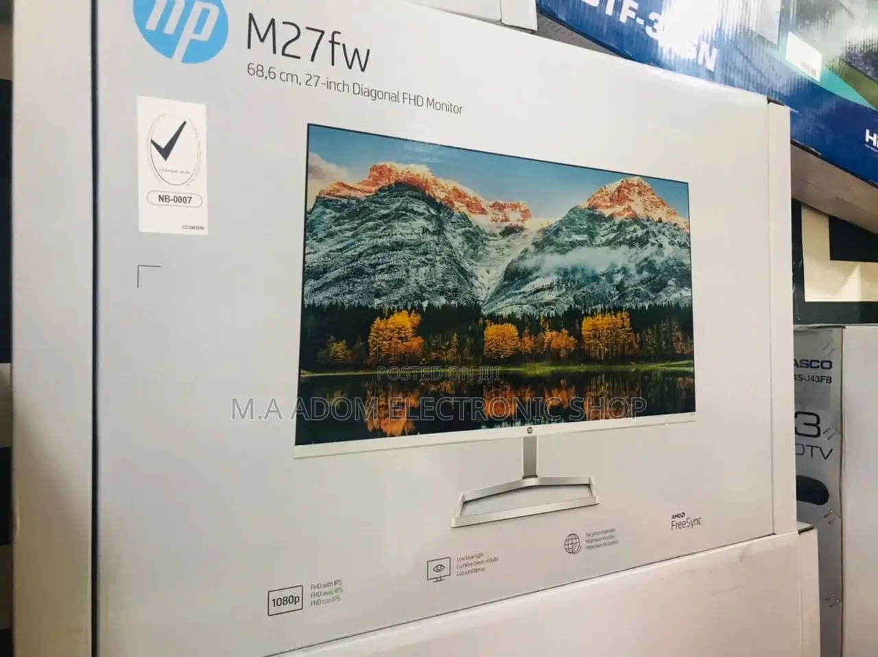 Easy Use Hp M27FW FHD Monitor With HDMI,VGA