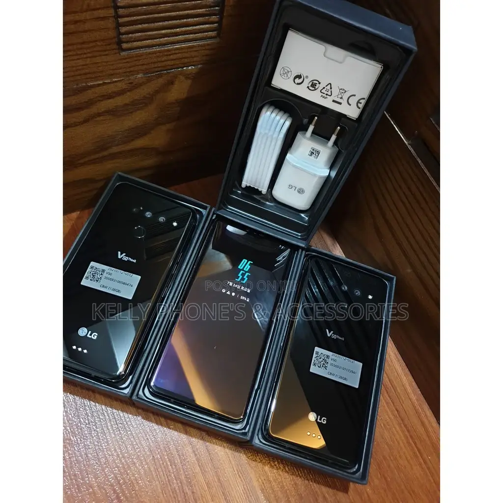 New LG V50 ThinQ 128 GB Black