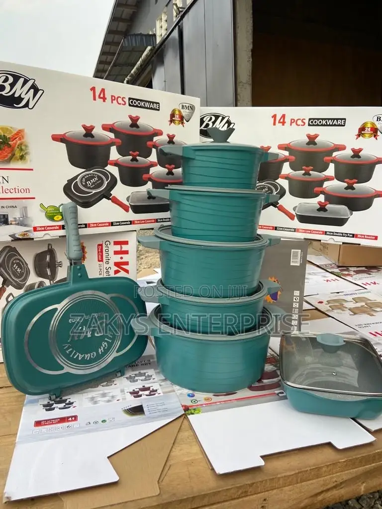 14pcs High Quality Non Stick Cookware Set
