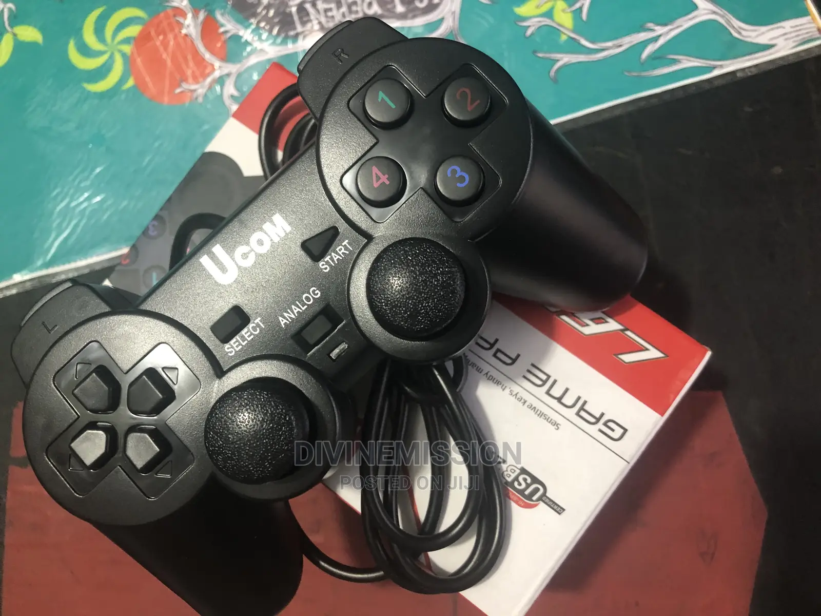 Single Ucom Wired Game Pad, for Laptop, Desktop and Tv