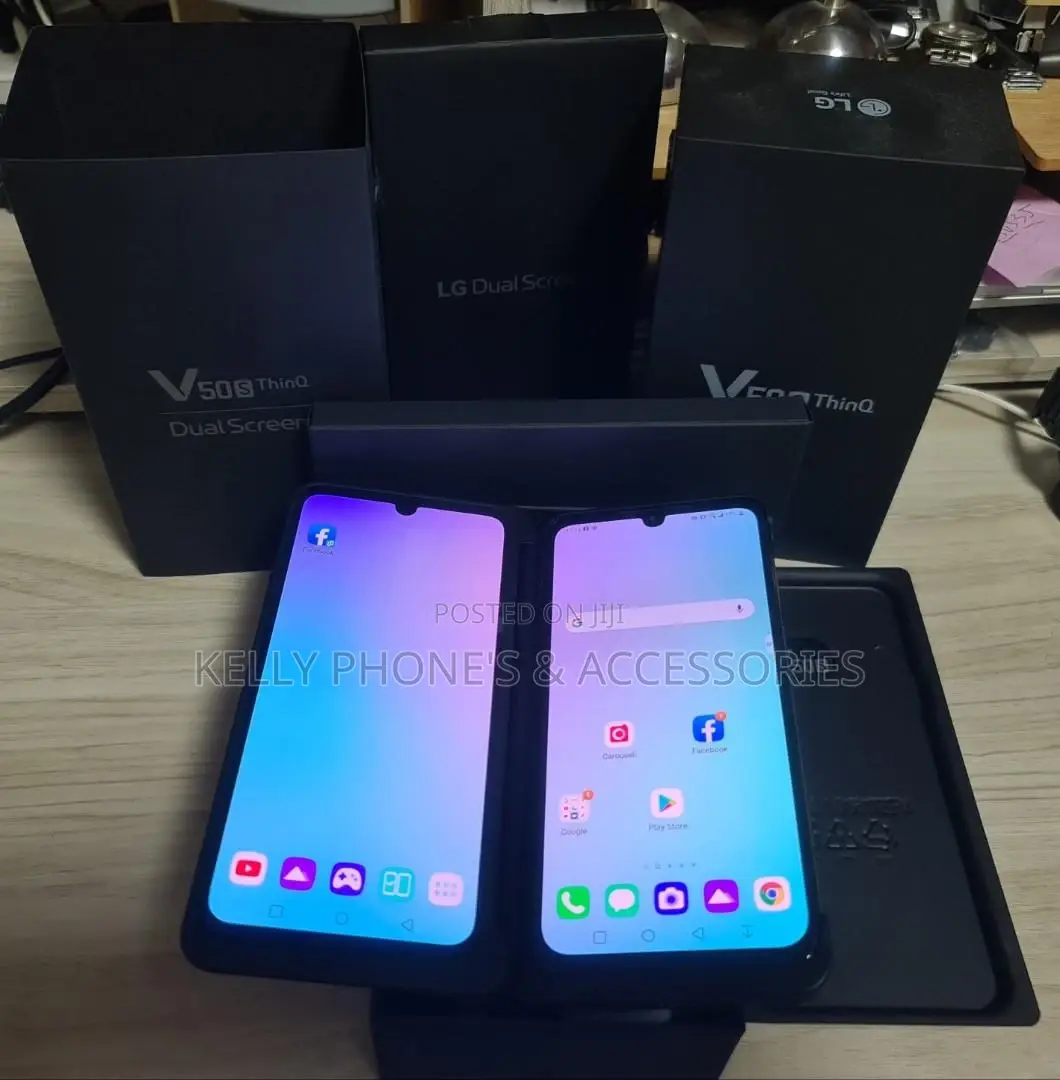 New LG V50S ThinQ 5G 128 GB Black